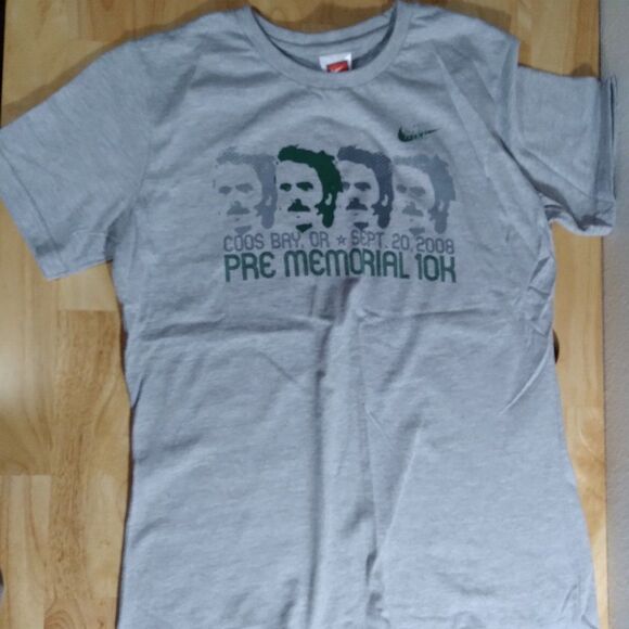 Nike Pre Memorial 10k Coos Bay 2008 T-Shirt - Picture 1 of 7